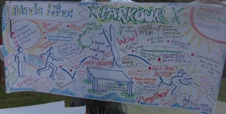 Airds OutLOUD!: completed Parcour poster